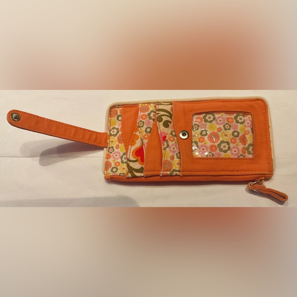 Vera Bradley Tangerine Zip Wallet - Picture 4 of 4